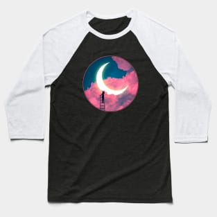 Painting In The Moonlight Baseball T-Shirt